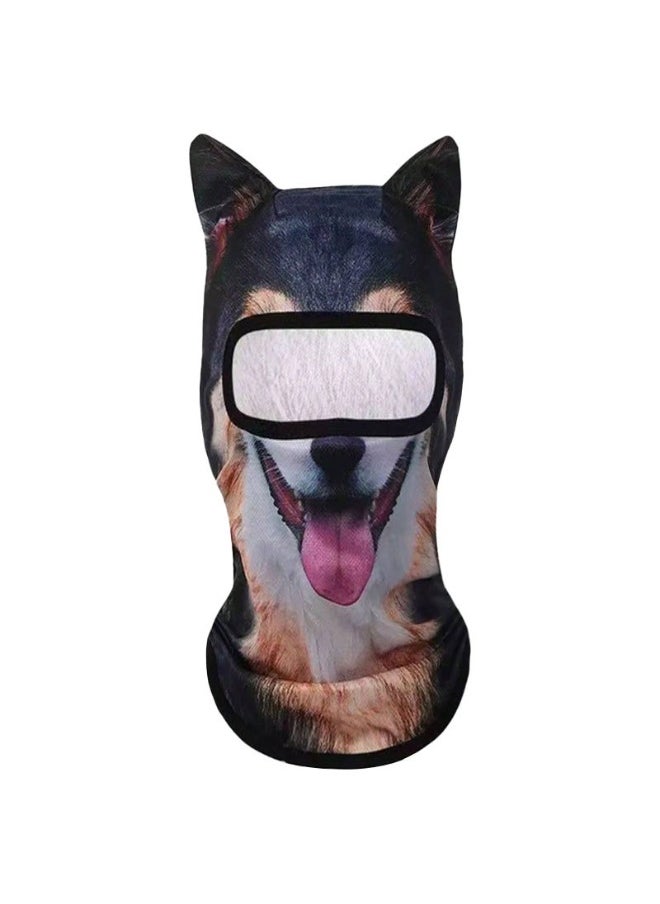 NIBEMINENT All-season sun protection animal head cover, outdoor sports windproof mask, 3D digital printed ski mask  - Image 1