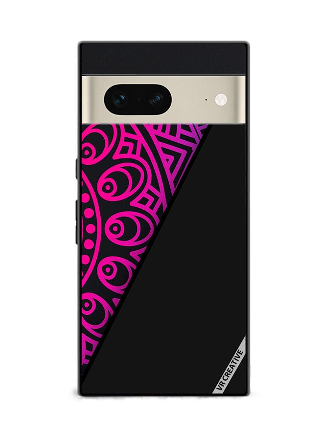 VR CREATIVE Protective Case Cover For Google Pixel 7 Mandala Design Multicolour - Image 1
