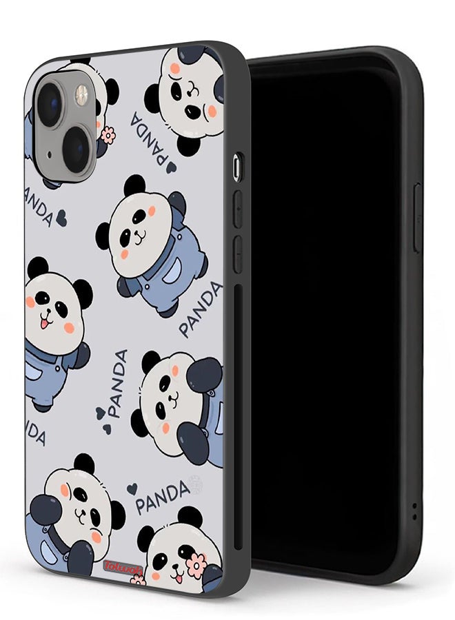 Tolwak Apple iPhone 13 Protective Case Pattern Of Pandas - Image 1