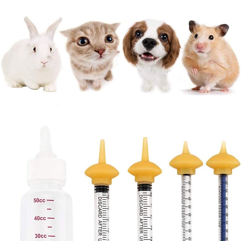 Xuanda Pet Feeding Bottle and Syringes with Nipples for Small Cat Dog Animals (Model 1) - Image 4