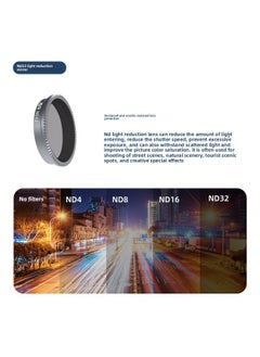 ماركة غير محددة مناسبة لملحقات الكاميرا الرياضية Insta360 GO2 GO3 مرشح الاستقطاب CPL ND يعتم مرآة الأشعة فوق البنفسجية Go2/3-اللون: ND32  - Image 1