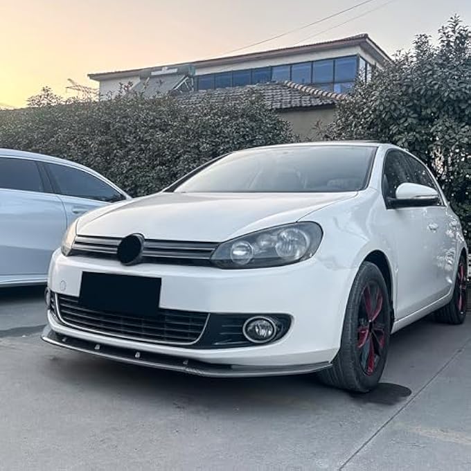 AUSMILA Front Bumper Lower Spoiler Splitter Lip Kit For VW Golf MK6 2008-2012 - Image 5