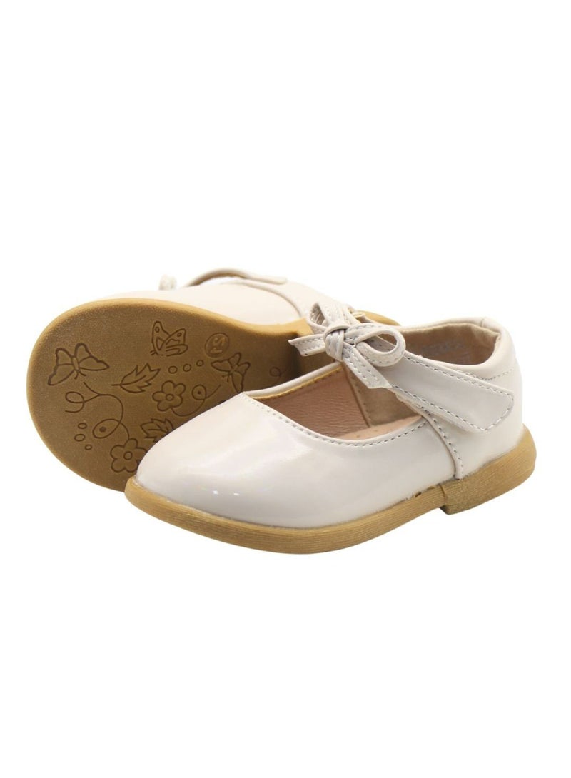 Mon Ami Monami Girls and Kids School Shoes, Mary Janes shoes, Soft Bottom, Hook and Loop, Flats & Lightweight for Little Kid | Casual Baby Girl Shoes for Party, School Uniform, Black Dress & Wedding Dress - Image 5