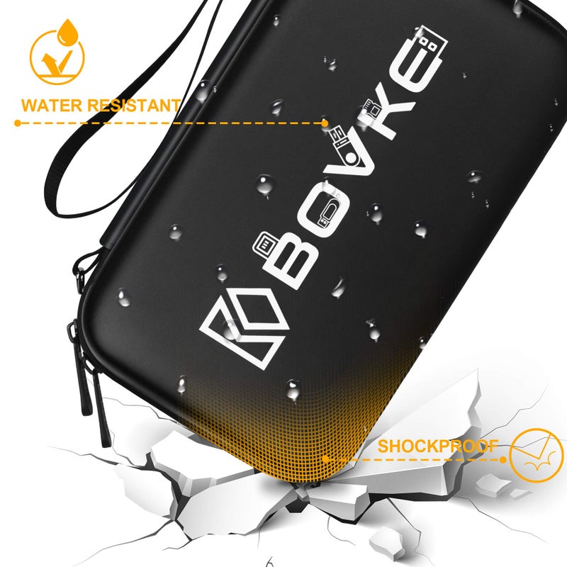 BOVKE Flash Drive Case SD Card Holder 48 Slots USB Storage Case Thumb Drive Memory Card SDXC SDHC Card Organizer for SanDisk Samsung SamData Netac PNY YubiKey TOPESEL USB Stick Flash Drives, Black - Image 3