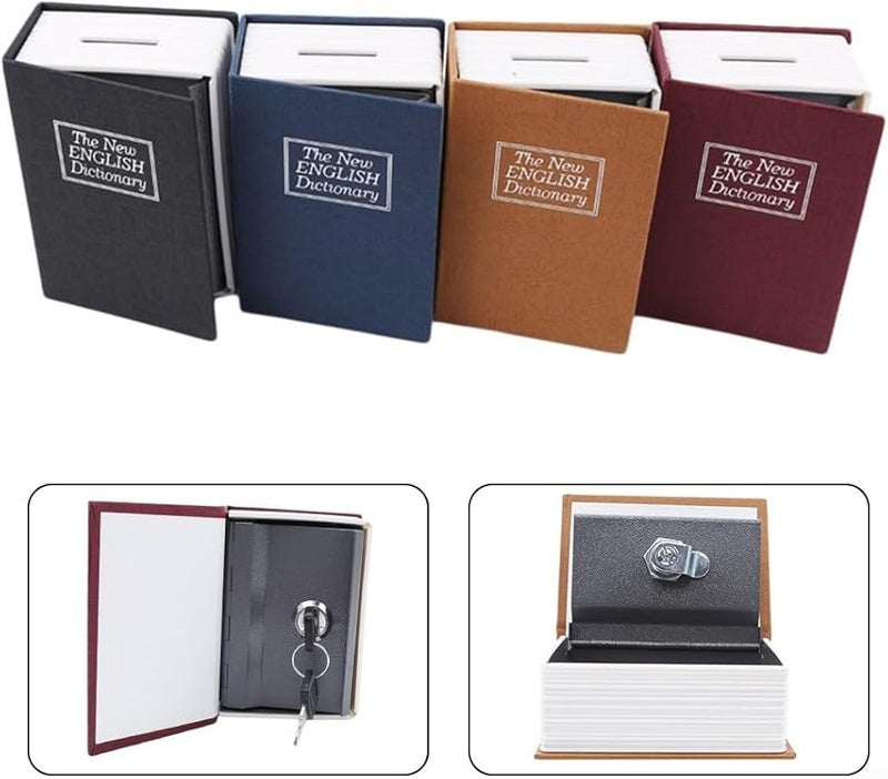 صندوق الأمان الأصفر بقفل مركب لمجوهرات مفاتيح نقدية تخزين آمن - Image 4