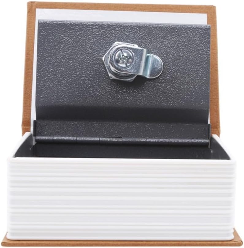 صندوق الأمان الأصفر بقفل مركب لمجوهرات مفاتيح نقدية تخزين آمن - Image 2