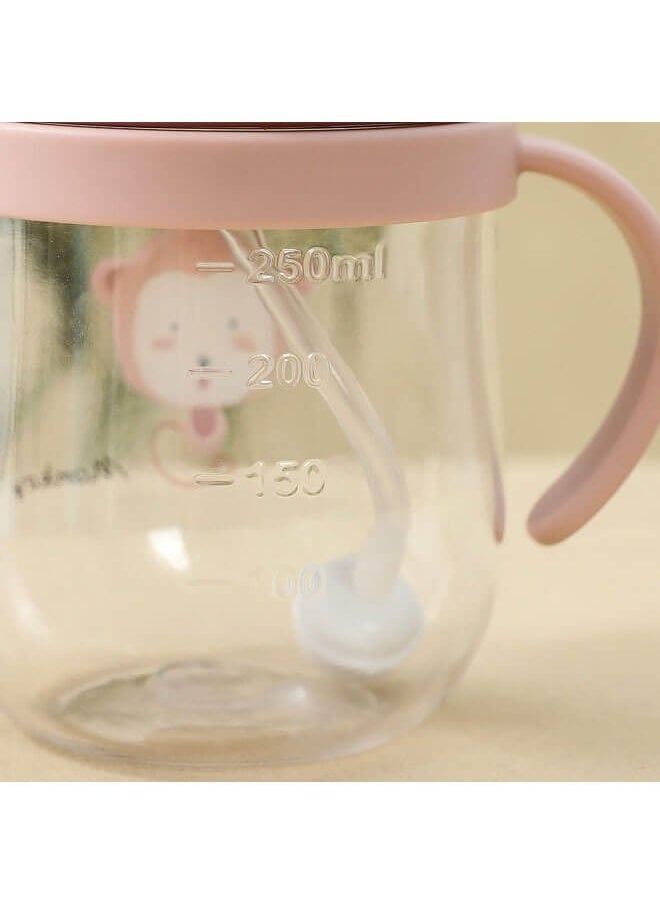 hibobi - Baby Sippy Cup 300ml - Pink - Image 1