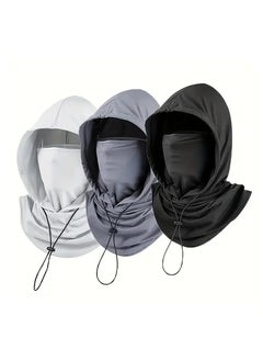 PAMEER Unisex Balaclava Hat for Summer with a Cool Head Cover, Neck and Face Bandana Mask Protects UV Sunlight, Serving As a Sunshade Hat Cover.  - Image 3