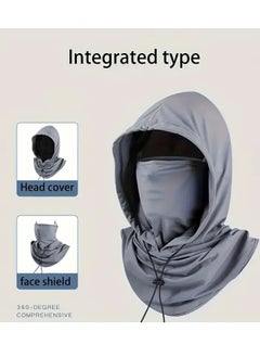 PAMEER Unisex Balaclava Hat for Summer with a Cool Head Cover, Neck and Face Bandana Mask Protects UV Sunlight, Serving As a Sunshade Hat Cover.  - Image 4