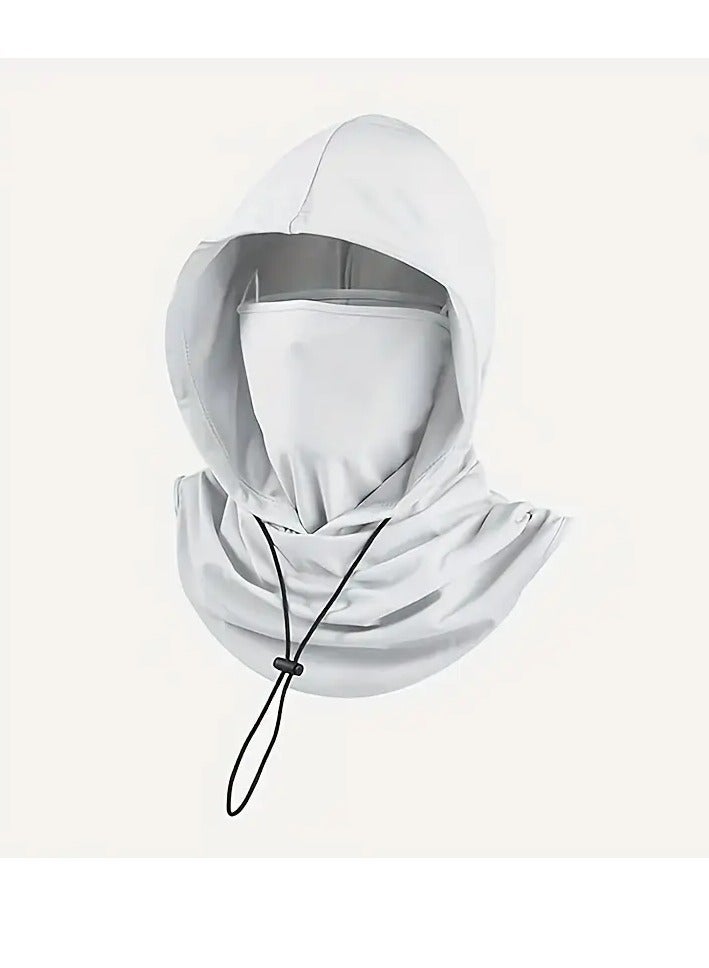 PAMEER Unisex Balaclava Hat with Arm Cover for Summer with a Cool Head Cover, Neck and Face Bandana Mask Protects UV Sunlight, Serving As a Sunshade Hat Cover. Unisex Balaclava Hat for Summer with a Cool Head Cover, Neck and Face Bandana Mask Protects UV Sunlight, Serving As a Sunshade Hat Cover. - Image 2