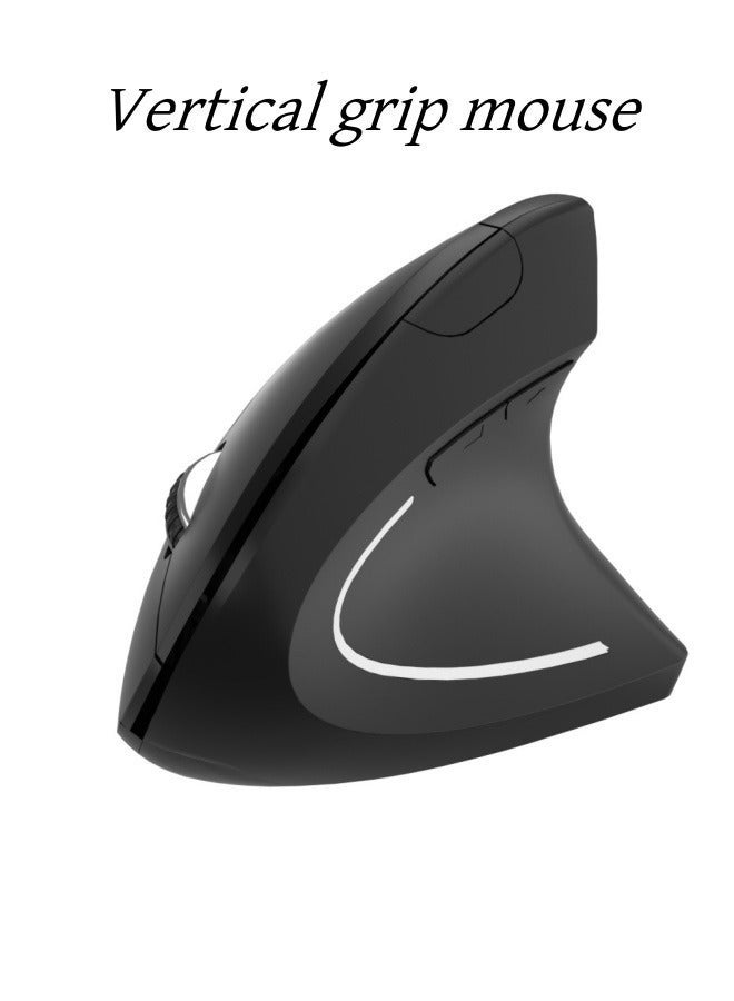 Wireless Bluetooth Vertical Mouse Ergonomic Notebook USB Dual-mode Multi-function Mouse - Image 5