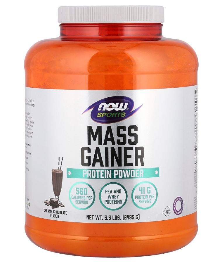 Sports Mass Gainer Protein Powder Creamy Chocolate  5.5 lbs (2495 g)