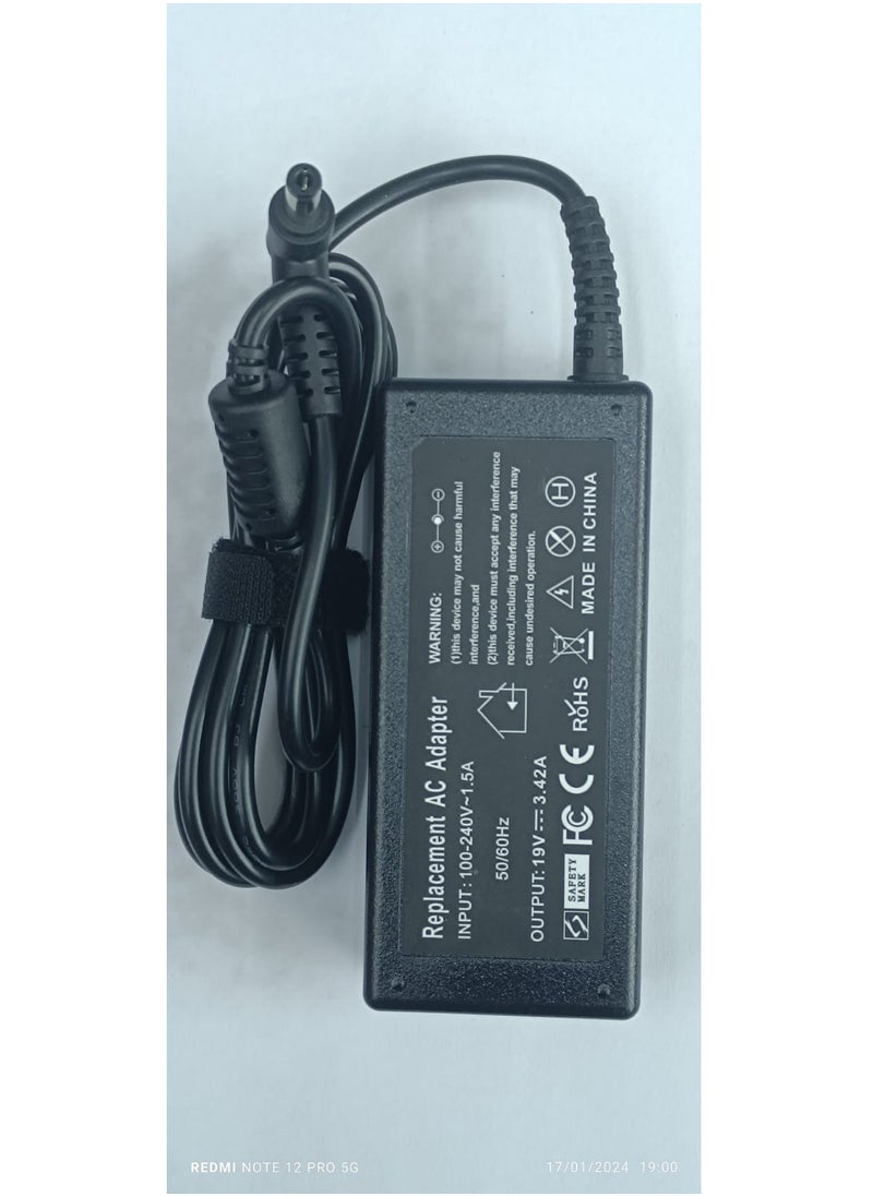 CS LAPTOP AC ADAPTER FOR ASUS 19V 3.42A  - Image 3