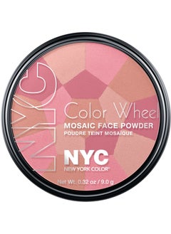 New York Color Wheel Mosaic Face Powder Pink Cheek Glow 032 Ounce