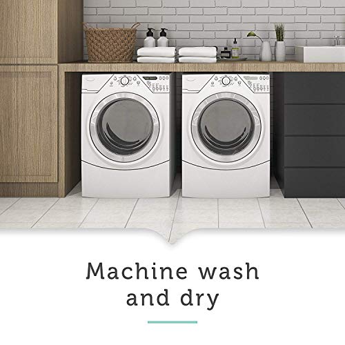 Aller-Ease AllerEase Ultra Soft Advanced Allergy Protection Machine Washable Durable Zippered Travel Pillow Protector Size 14" x 20" Size Grey - Image 4