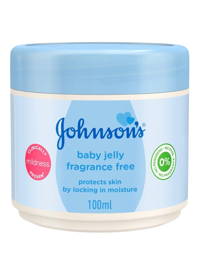 erorex Johnson’s Baby Jelly Fragrance Free 100ml Hypoallergenic Clinically Proven Mildness Locks in Moisture and Protects Newborn’s Delicate Skin - Image 1