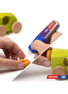 Loctite Loctite Super Glue CreatPen, Glue Pen, Precise Application,DIY,Dries Clear for Invisible Repairs, Vertical Surfaces, no mess, perfect for crafting, no-drip, all material, waterproof, shock proof 4 g  - Image 5
