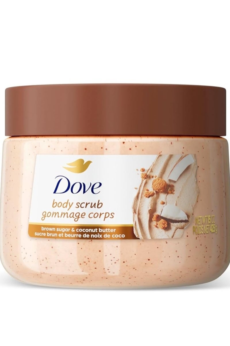 Dove Body Scrub ( brown sugar&coconut butter) 425gm - Image 1