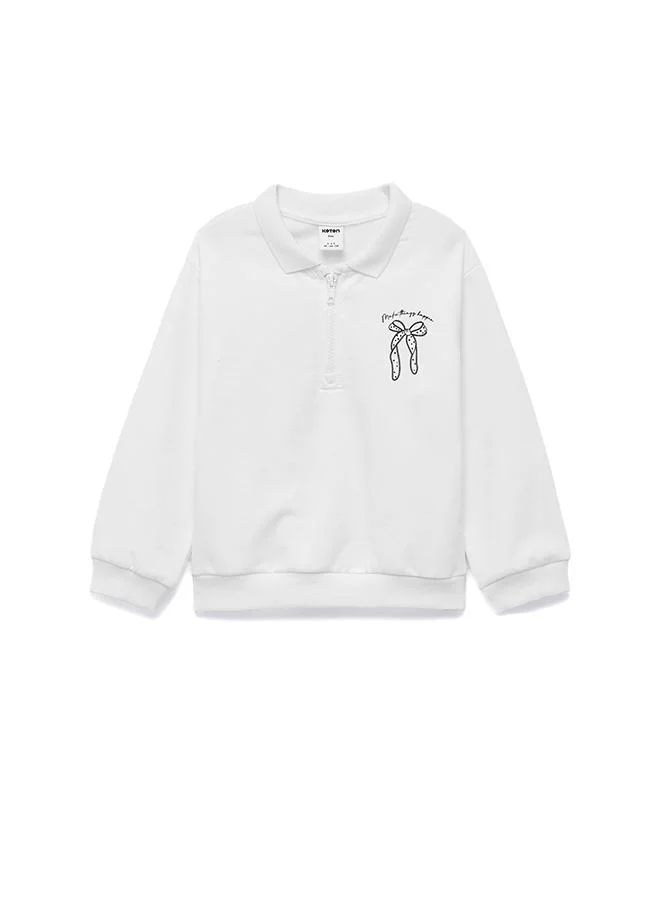 Koton  Polo Neck Sweatshirt for Women | Best Price UAE