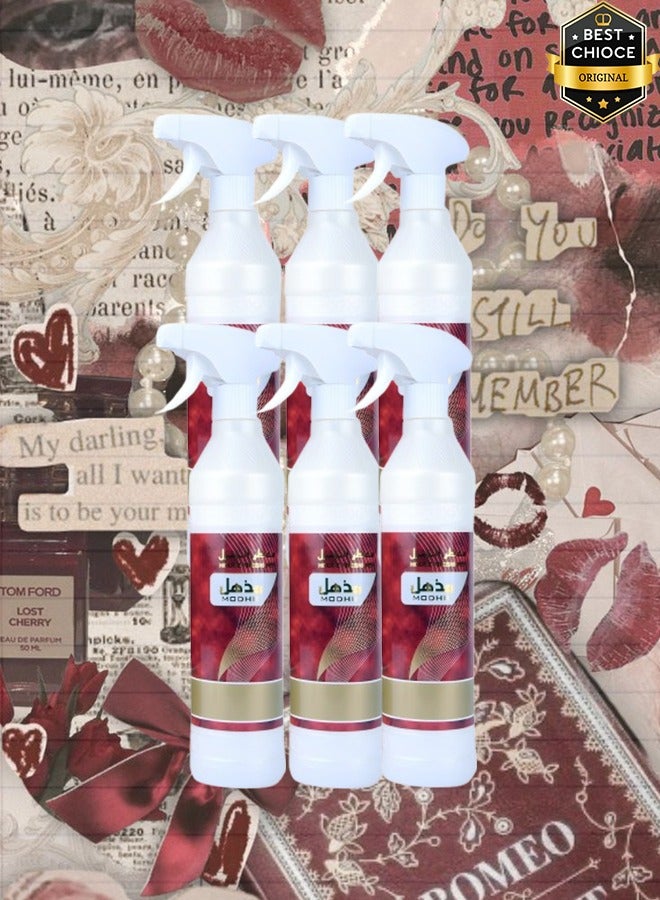 Banafa 6 Pieces Modhil Air Freshner 500ml - Image 1