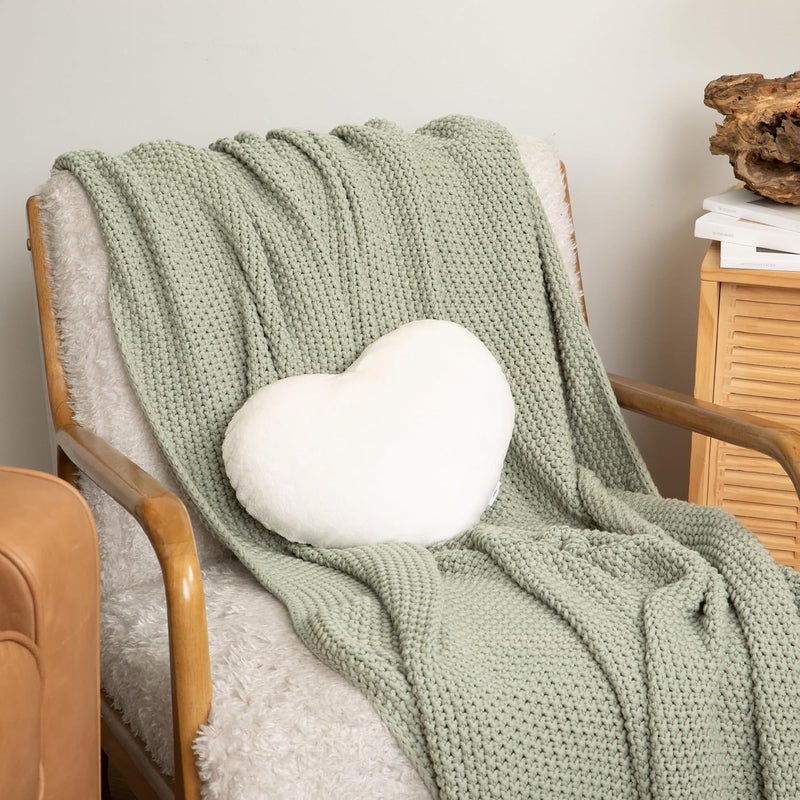 HUGIMALS Heart to Hug Pillow in Ivory | 5 lb Cozy Weighted Pillow for Self Care Ultra Soft Sensory Heart Shaped Pillow for Comfort, Relaxation, Sleep - Thoughtful Gift for Adults and Teens - Image 3
