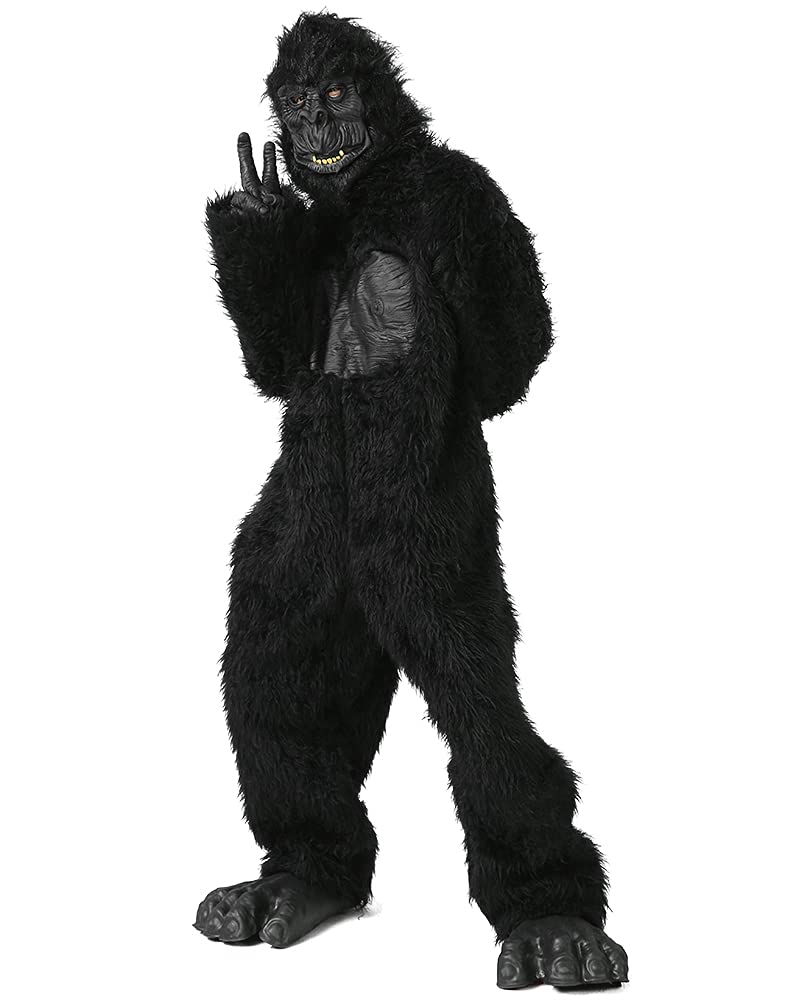 Seasons Deluxe Gorilla Costume with Feet - Image 3