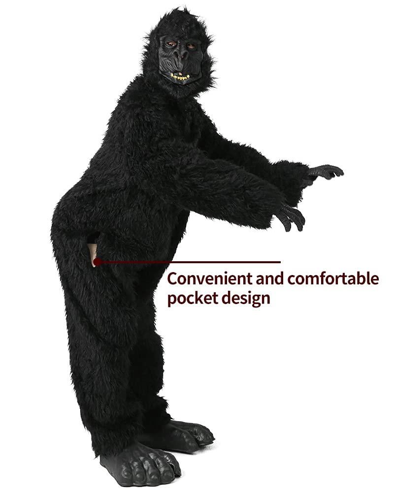 Seasons Deluxe Gorilla Costume with Feet - Image 2