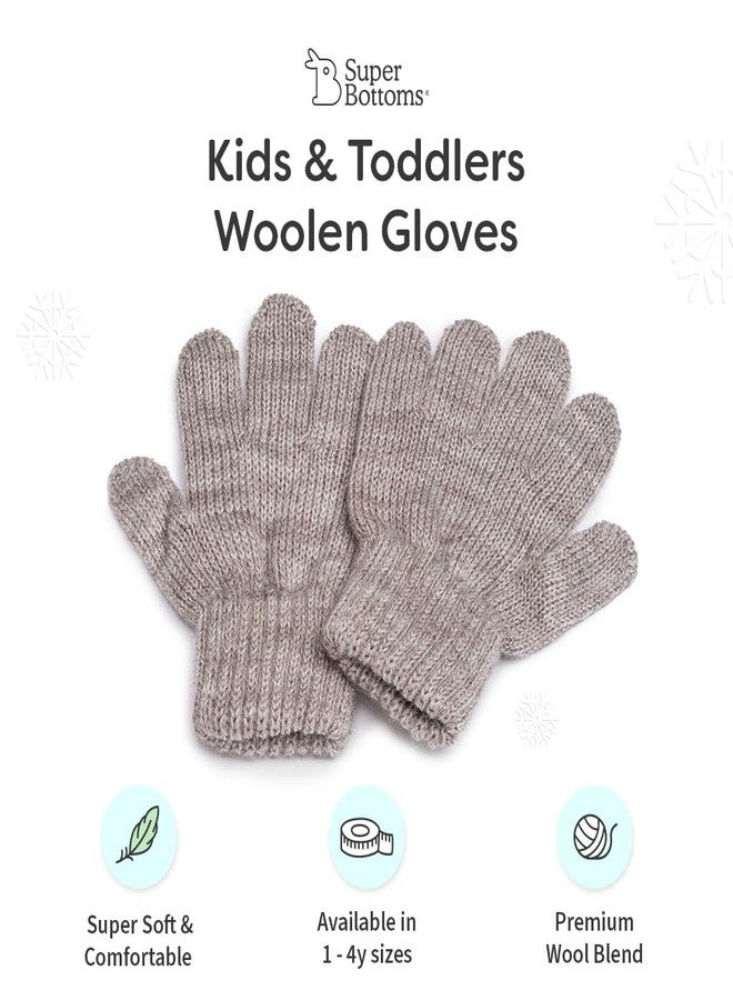 superbottoms Premium Winter Gloves for Babies & Toddlers l Fit from 1-2Y Old l Made with Premium Woolen Blend - Image 3