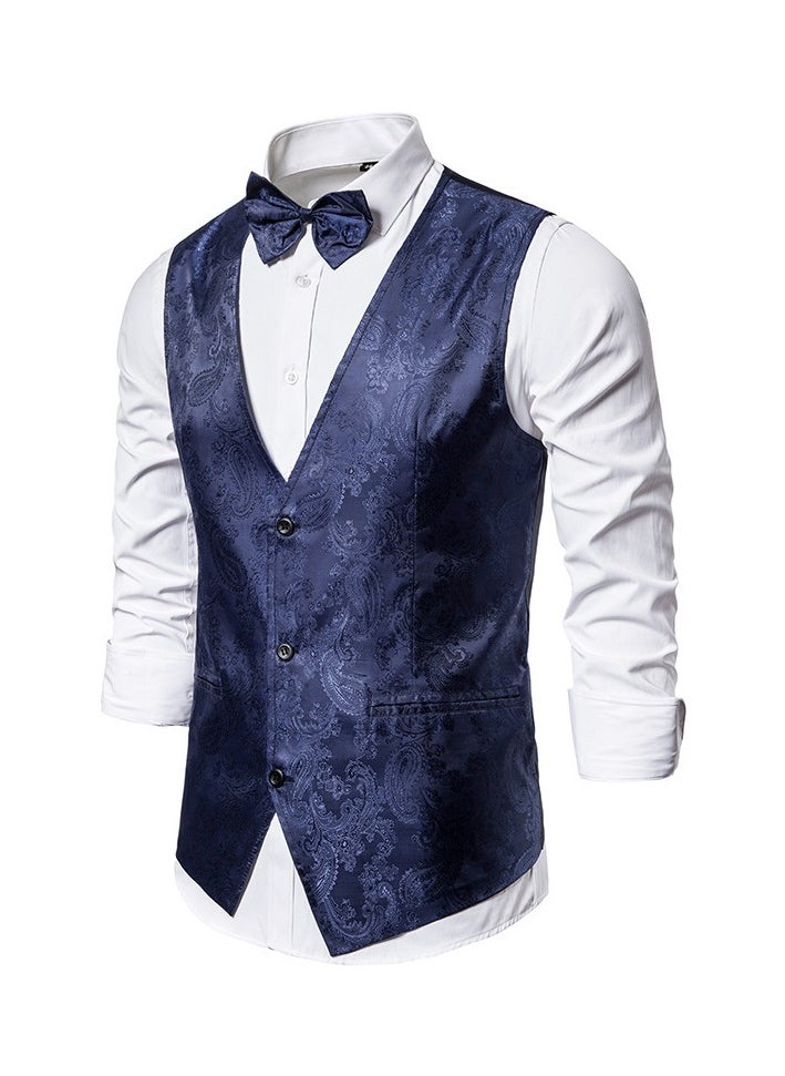 KUYING New Men's Jacquard Vest For Men  - Image 2