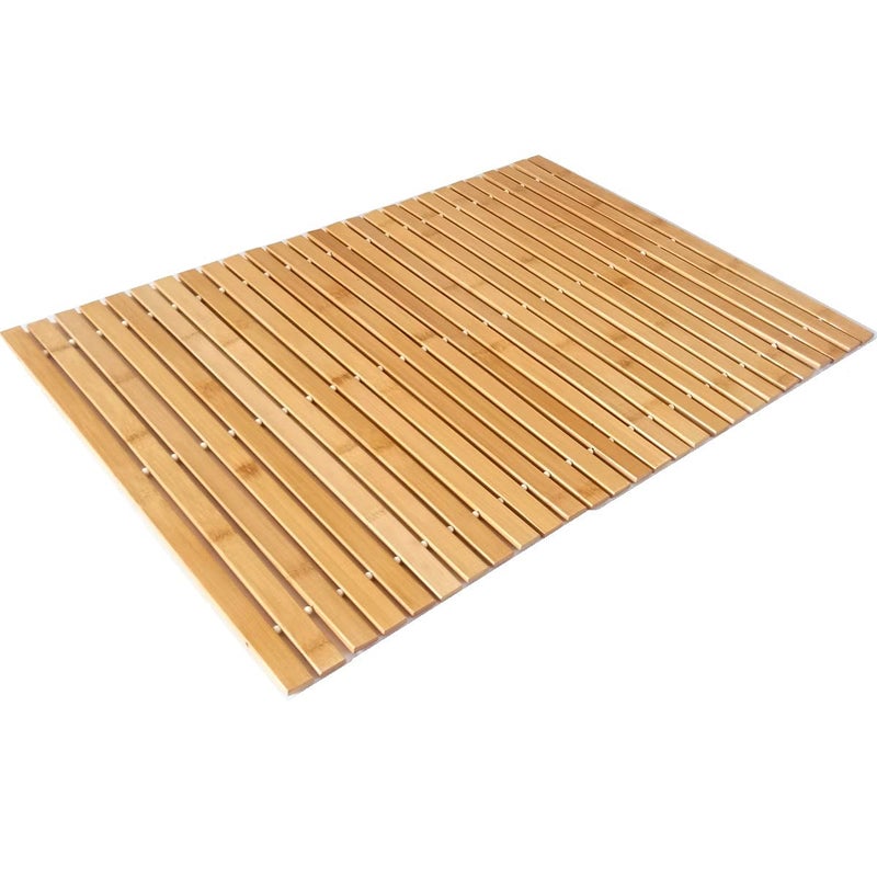 HJJKKH HJJKKH Bath Mat Rayon Derived from Bamboo Foldable Floor Shower Bath Mat for Bathroom Bathtub Shower Sauna Hot Tub