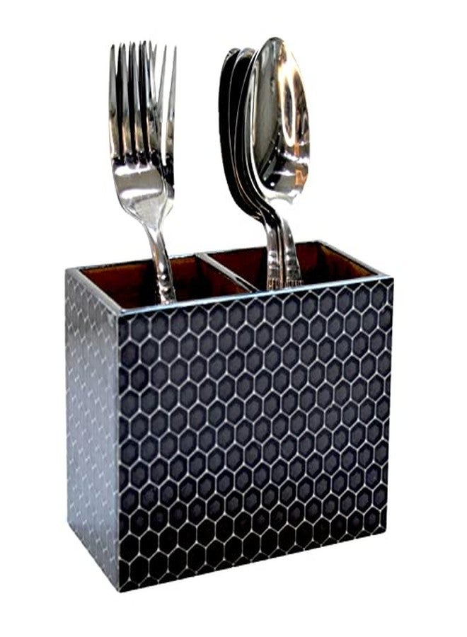 Tranquil Square Handcrafted Premium Finish Black Hive Two Rack Office Supplies Desk Accessories & Storage Products Desk Supplies Organisers & Dispenser Desk Supplies Organisers - Image 5