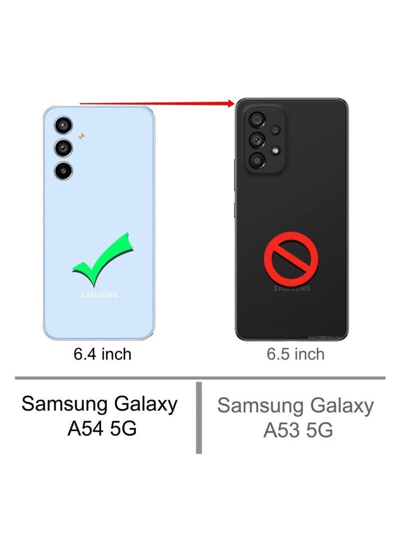 Samsung Galaxy A54 5G Clear Cover Case soft TPU Transparent Back Protective Case shock Absorbent Reinforced Corner for Samsung Galaxy A54 5G Clear