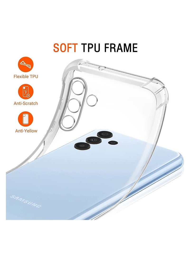 Samsung Galaxy A54 5G Clear Cover Case soft TPU Transparent Back Protective Case shock Absorbent Reinforced Corner for Samsung Galaxy A54 5G Clear