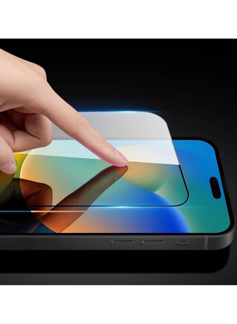 New Full Coverage Anti-Scratch Tempered Glass Screen Protector For Apple iPhone 14 Pro Max Clear - Image 2