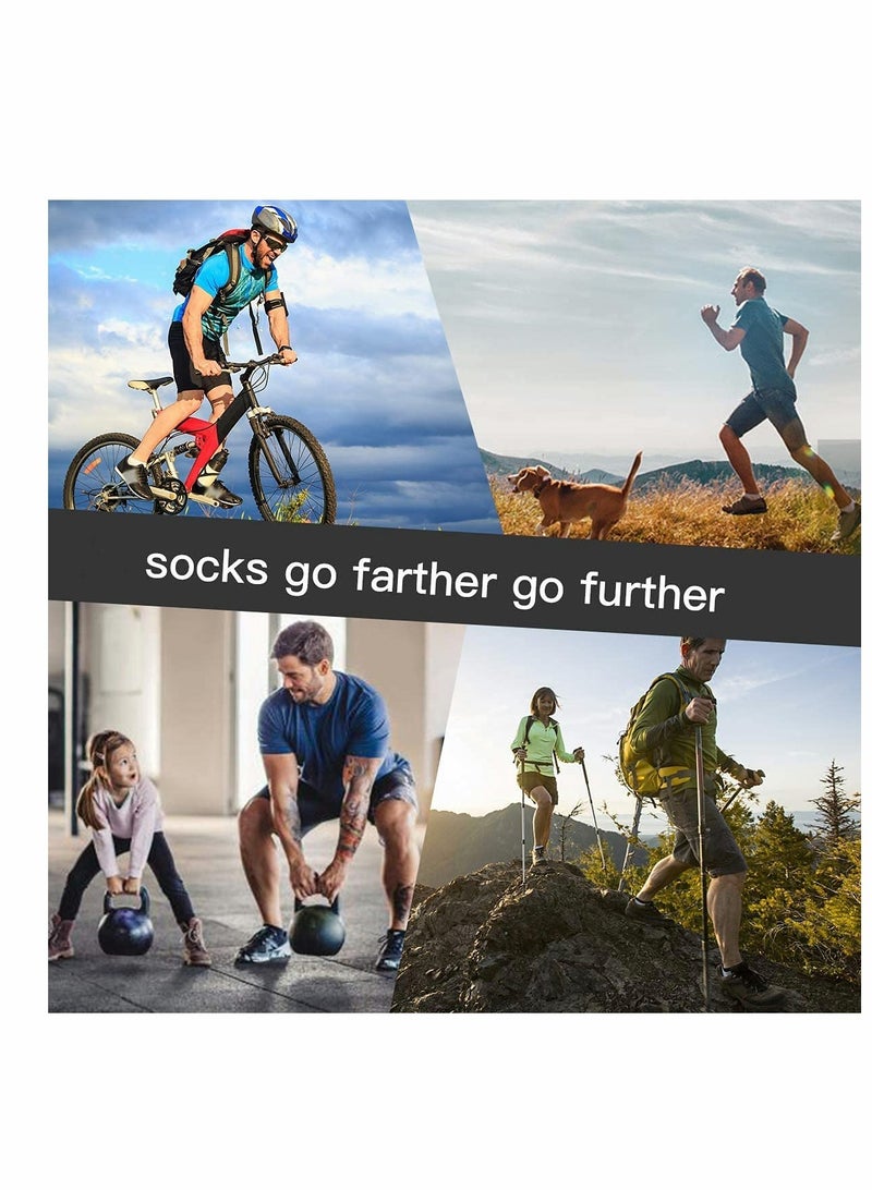 Mens Ankle Socks Low Cut Athletic Tab Socks for Men Sport Comfort Cushion Athletic Cushioned Breathable Low Cut Tab 6 Pairs - Image 4