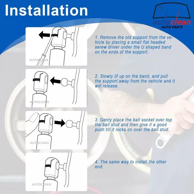 AutoClean صدمات ديكي لبولو (مجموعة من 2) - Image 5