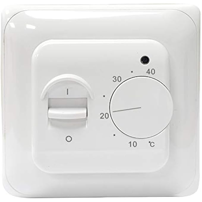 HIWELL UNDERFLOOR HEATING MANUAL THERMOSTAT. SIMPLE TO USE! SUITABLE FOR ALMOST ALL ELECTRIC UNDERFLOOR HEATING SYSTEMS. 16AMP - Image 1