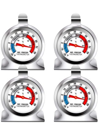 Fridge Thermometer, 4 Pack Refrigerator Thermometer Classic Series Large Dial Temperature Thermometer with Hanging Hook and Retractable Stand for Freezer - pzsku/ZD5591C91E4A0781D503EZ/45/_/1733232218/8ef5686a-5edd-4e21-a22f-33692b04eb14