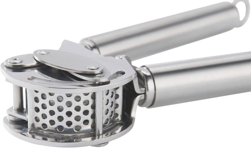 RÖSLE 12895 Stainless Steel Garlic & Ginger Press with Scraper for Effortless Mincing with Easy Cleanup, 13-inch - Image 2