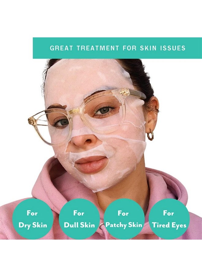 Patchology "All The Feels Sheet Masks - Hydrating Face Masks For Dry Skin And Blotchy Redness. Facial Sheet Mask Skincare Treatment To Reduce Puffiness, Redness And Wrinkles (3 Piece Set)  - Image 2