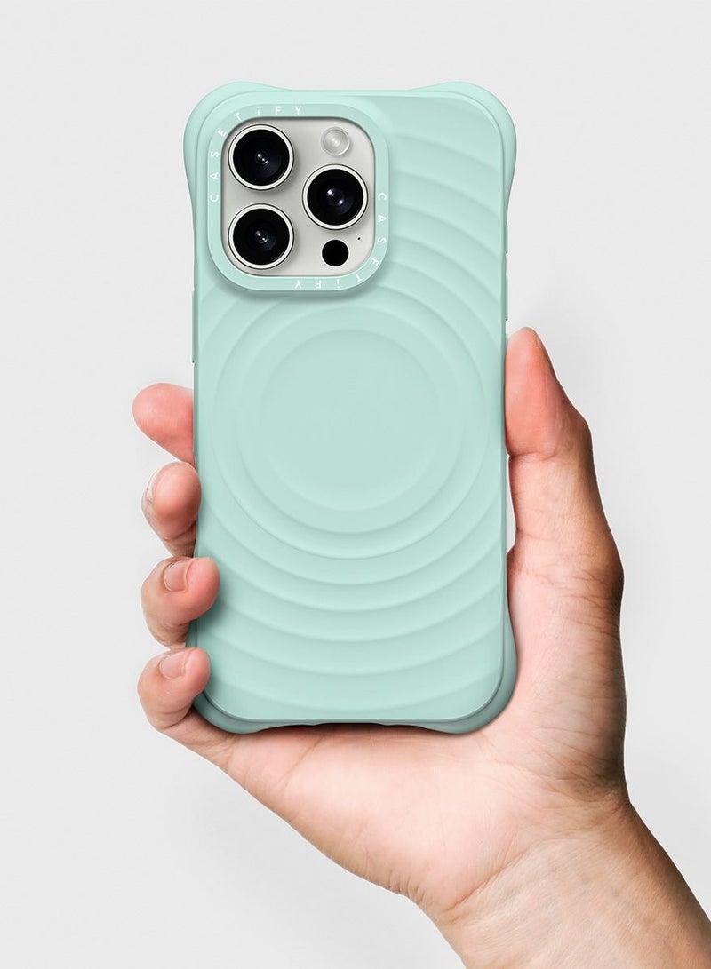 Casetify Ripple Case, Impact Protection Shock Absorbing Cover, Anti-Microbial, Slim & LightWeight, Wireless Charging Compatible（Jade） - Image 4