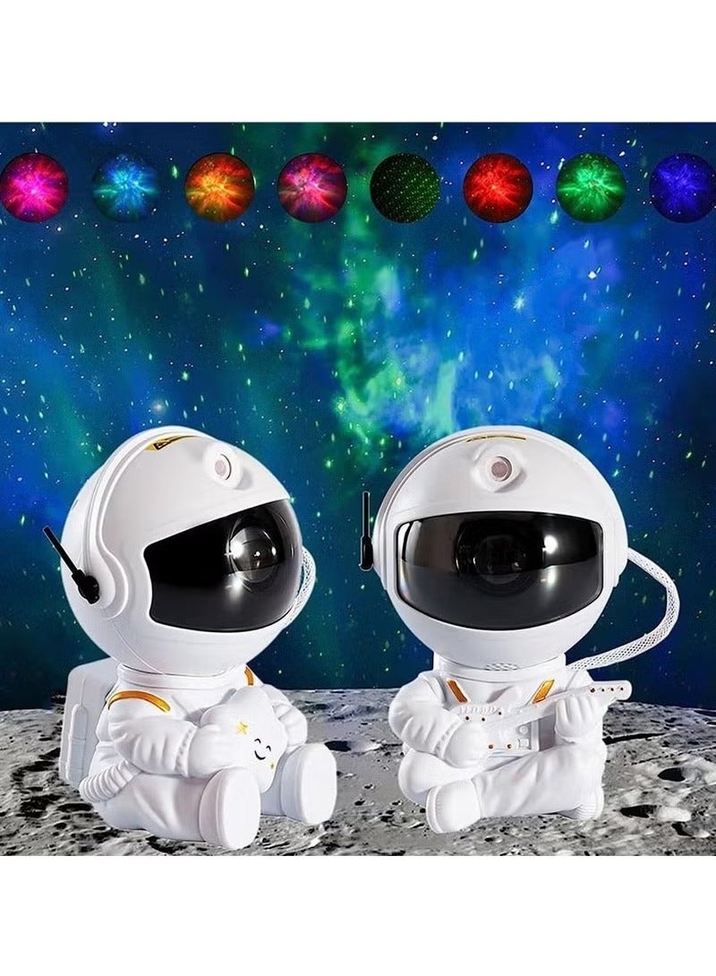TIGER 360° Adjustable Nebula Projector Night Light – Astronaut-Themed Starry Lamp with Remote & Timer, Perfect for Bedrooms, Parties, and Ambient Lighting - Image 3