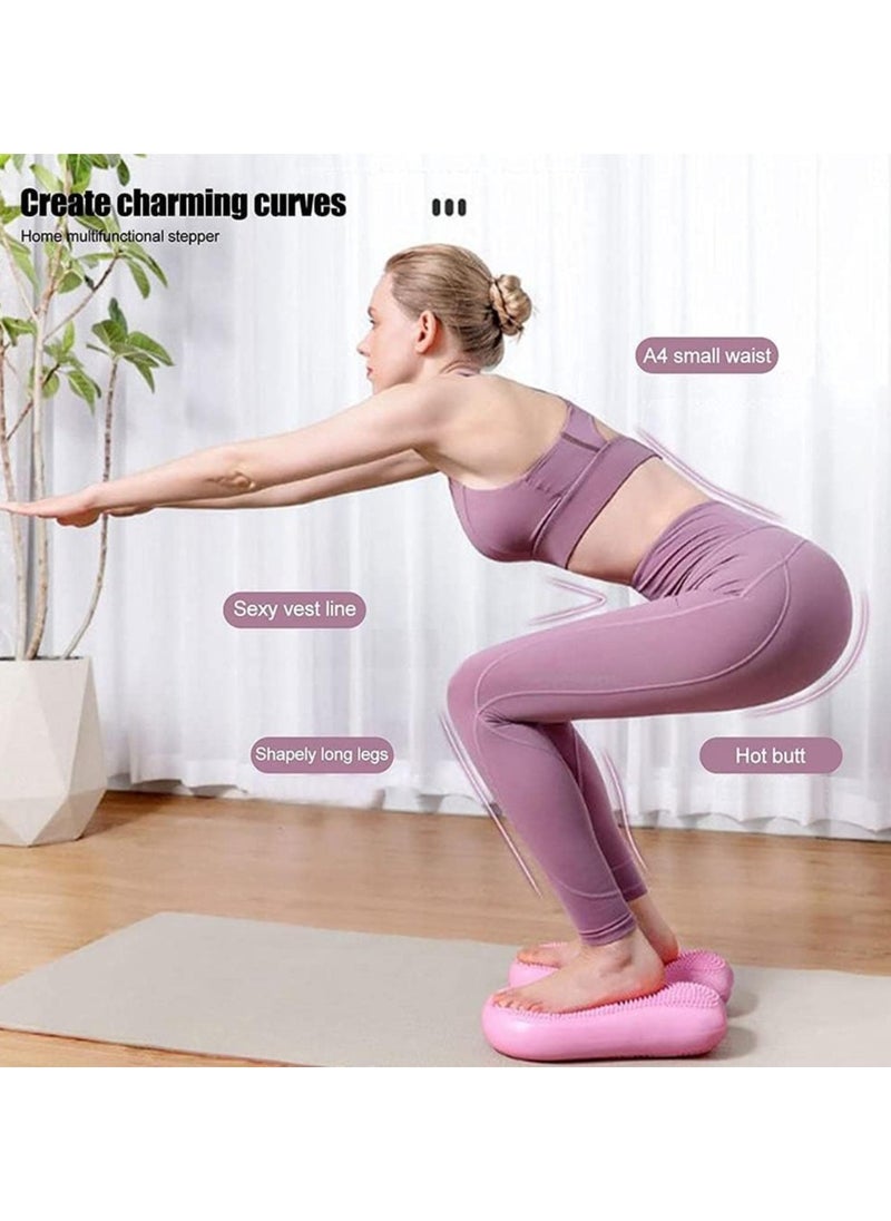 Portable Inflatable Balance Stepper Foot Stepper Machine Workout Steps Exercises Slimming Fitness Stepper for Home Office