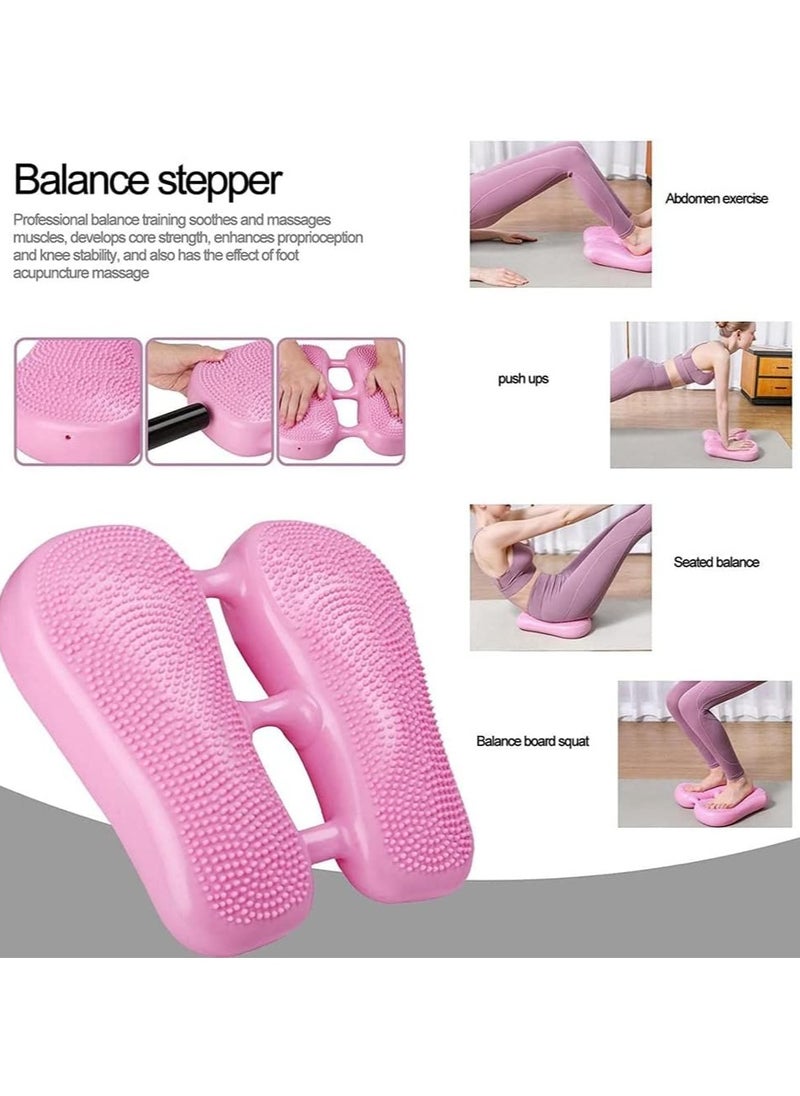 Portable Inflatable Balance Stepper Foot Stepper Machine Workout Steps Exercises Slimming Fitness Stepper for Home Office
