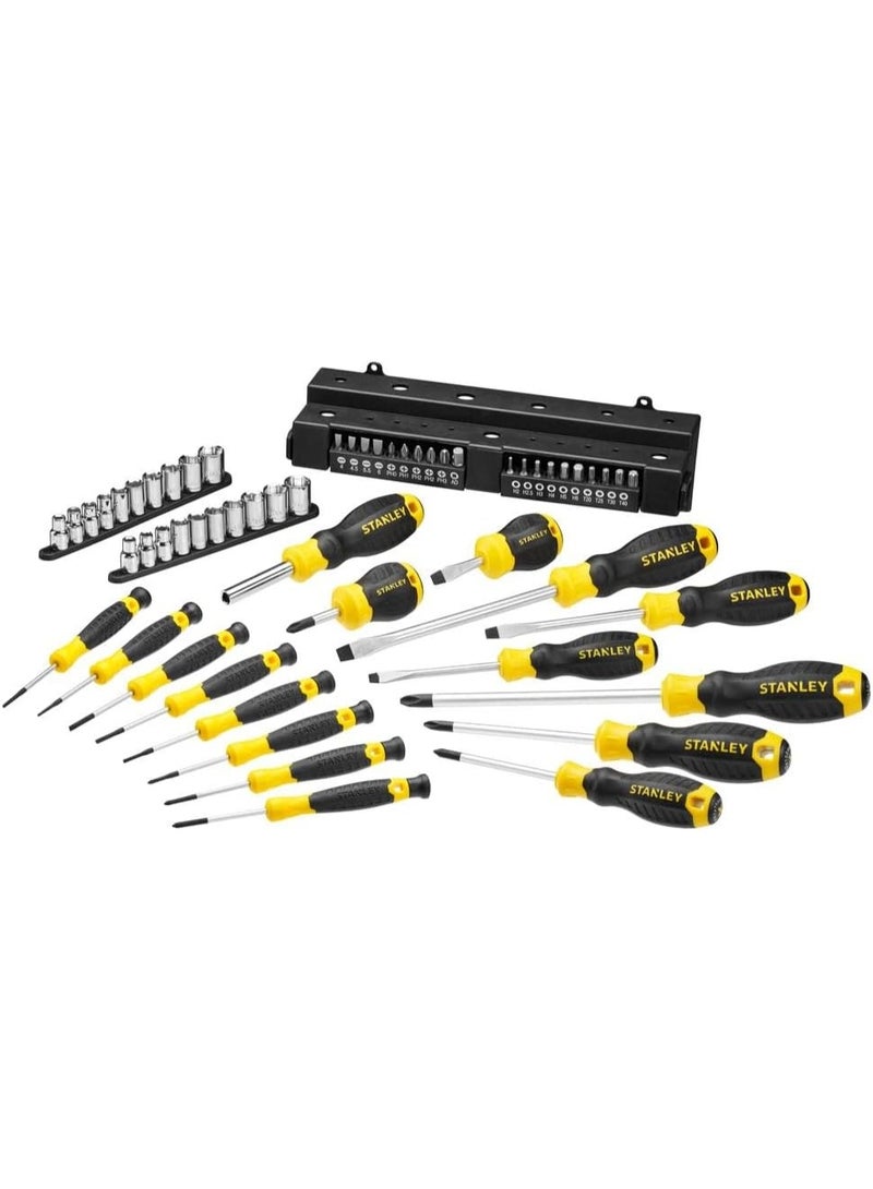 Stanley STHT0-62143 57 Piece Screwdriver, Bit and Socket Set, STHT0-62143 - Image 1