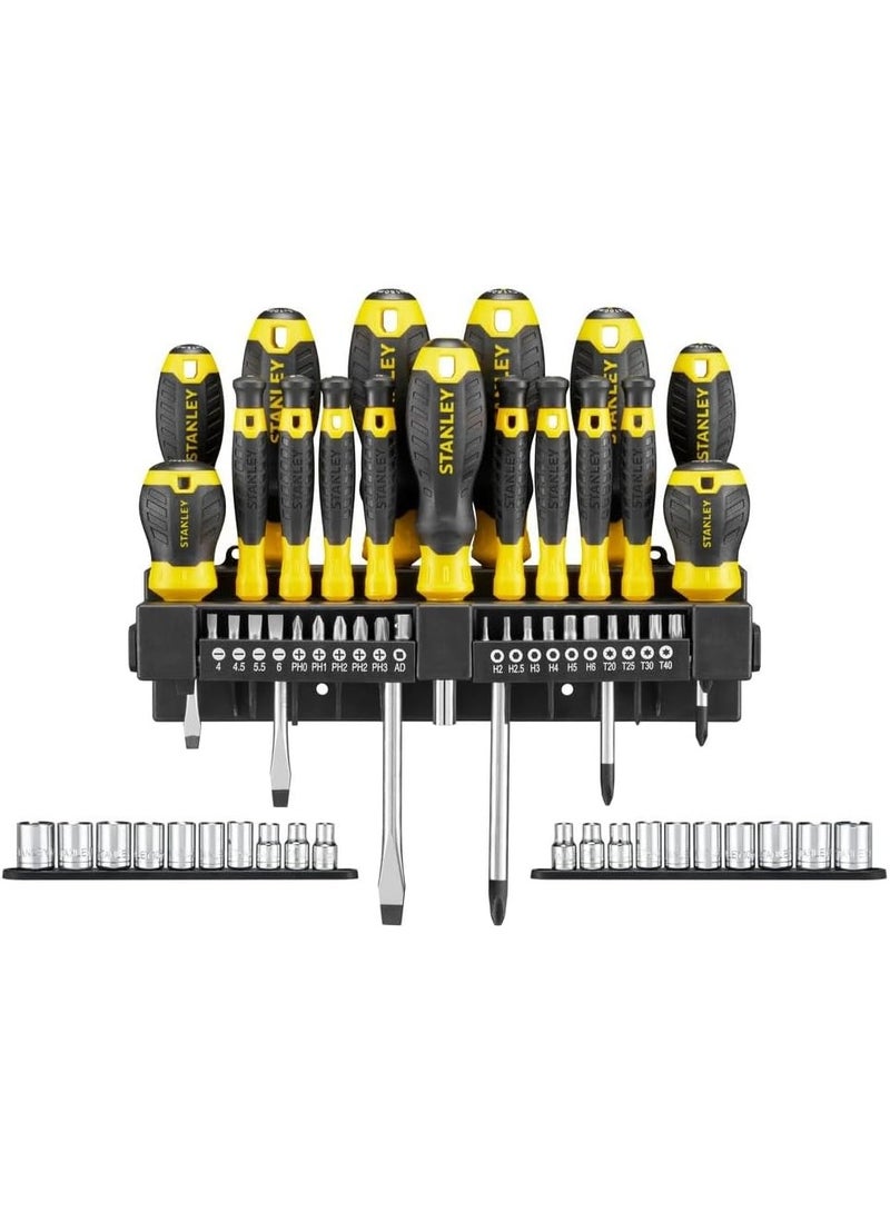 Stanley STHT0-62143 57 Piece Screwdriver, Bit and Socket Set, STHT0-62143 - Image 2