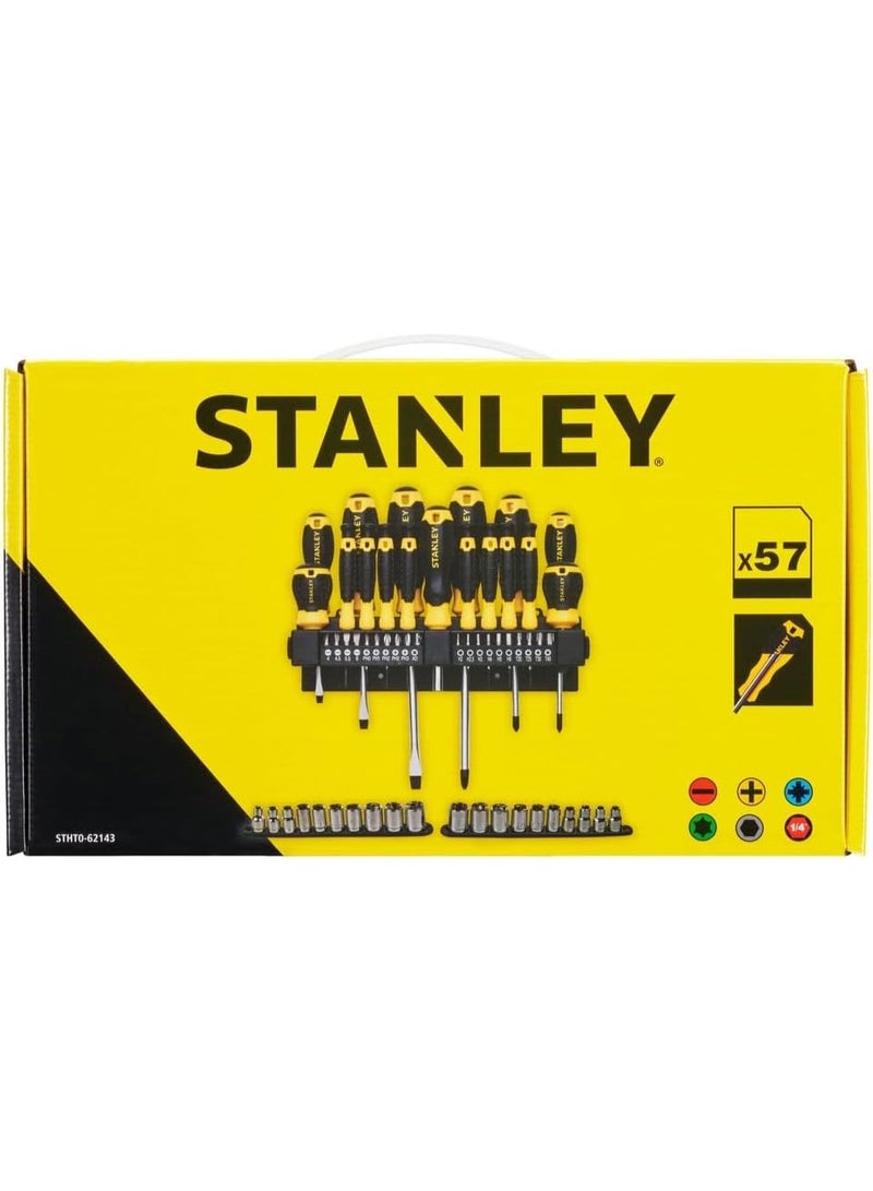 Stanley STHT0-62143 57 Piece Screwdriver, Bit and Socket Set, STHT0-62143 - Image 3