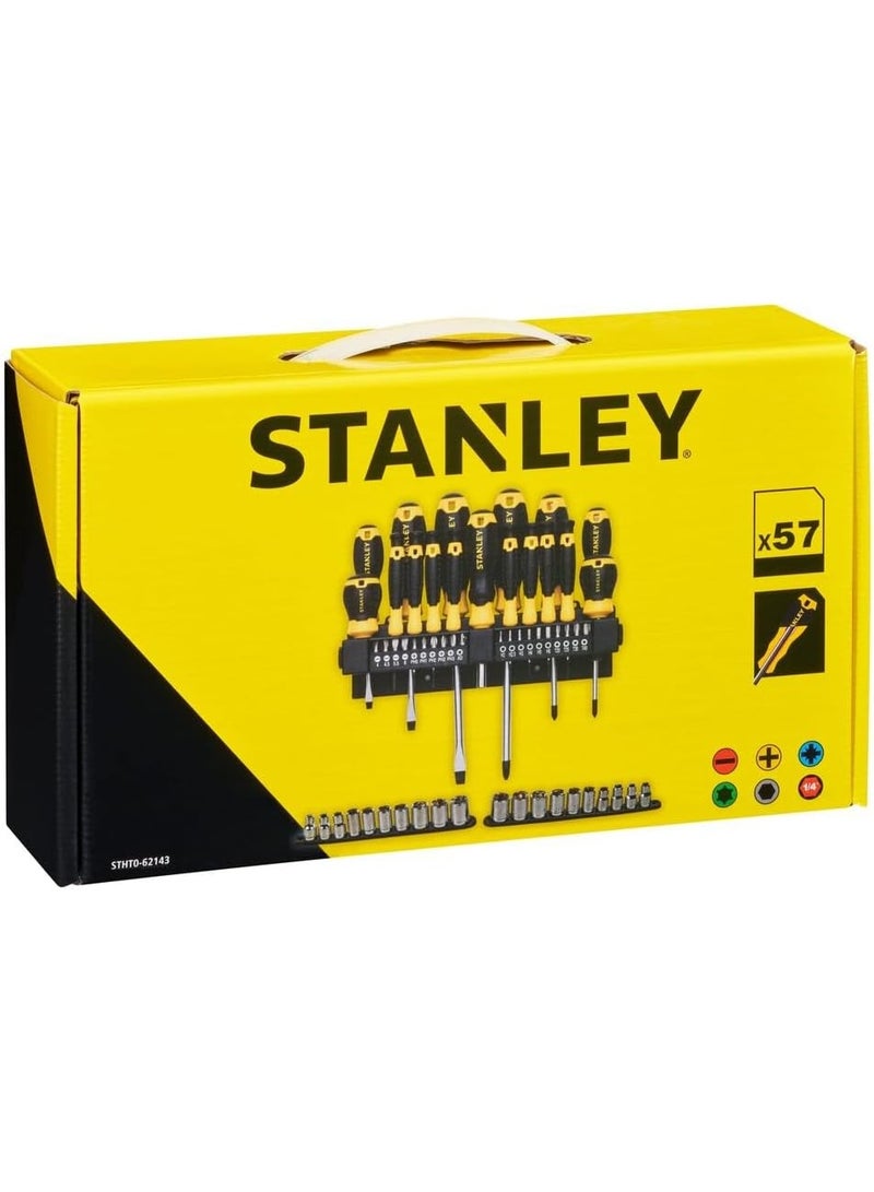 Stanley STHT0-62143 57 Piece Screwdriver, Bit and Socket Set, STHT0-62143 - Image 4