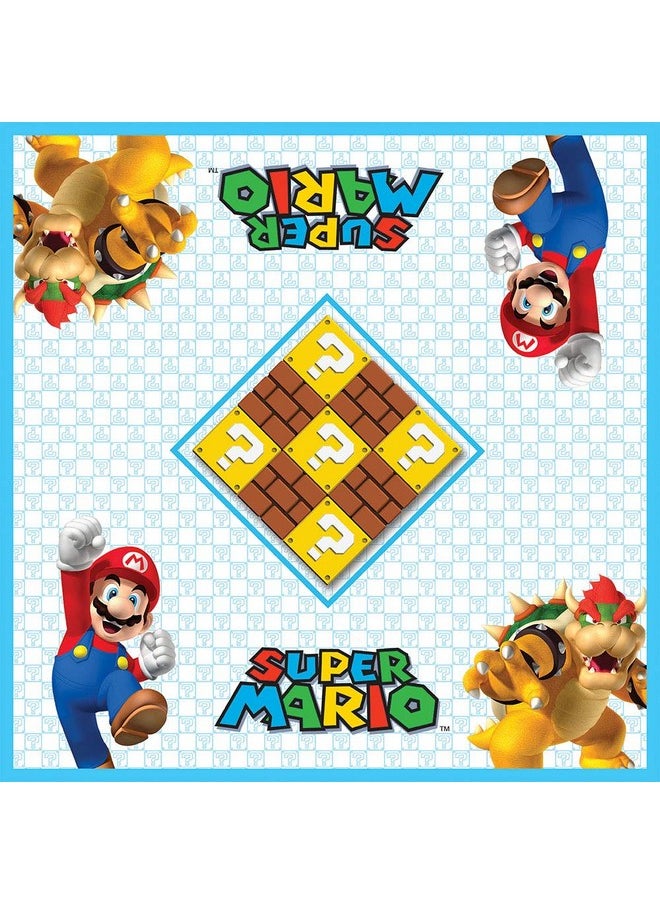 USAopoly - USAOPOLY Super Mario Checkers & Tic-Tac-Toe Collector's Game Set for 2 players | Featuring Mario & Bowser | Collectible Checkers and TicTacToe Perfect for Mario Fans, Model Number: CM005-637-002001-06 - Image 1