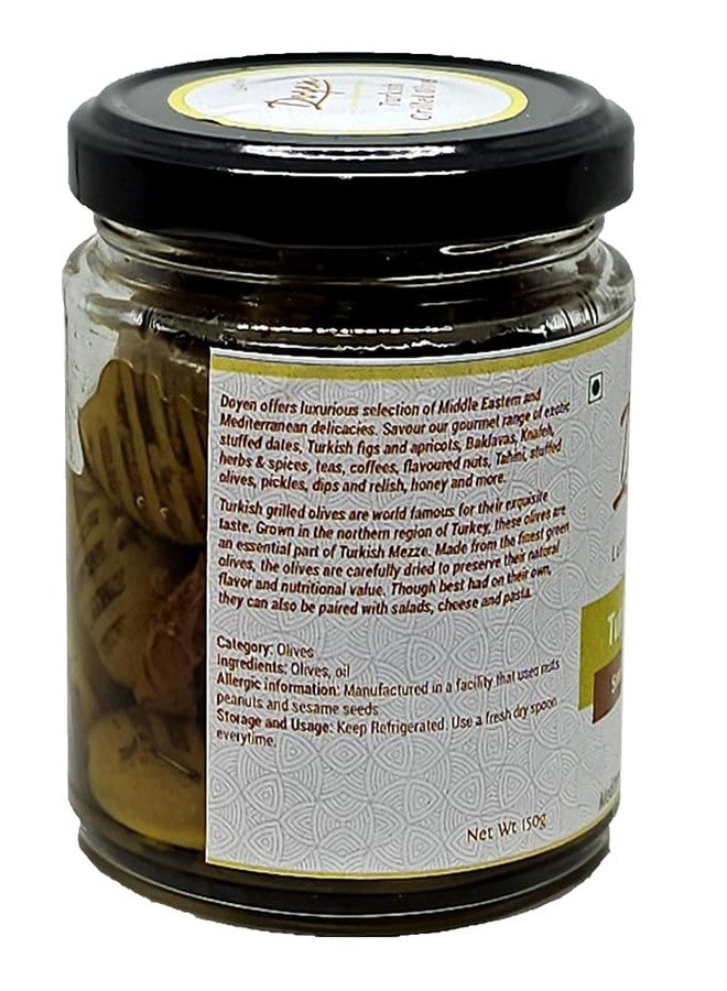 Doyen Smoke Grilled Green Olives - Imported Mediterranean Olives | Best for Salads & Mezze Platter | - Image 4